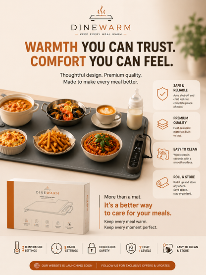 DineWarm™ Smart Warming Mat