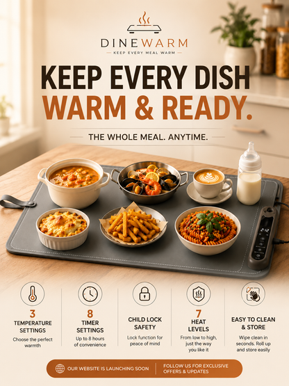 DineWarm™ Smart Warming Mat